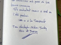 Les vacanciers ont la parole